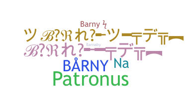 Bijnaam - Barny