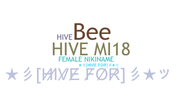 Bijnaam - Hive