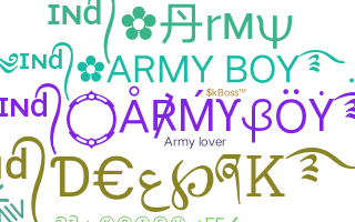 Bijnaam - armyboy