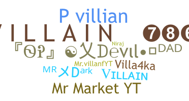 Bijnaam - villains