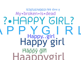 Bijnaam - happygirl