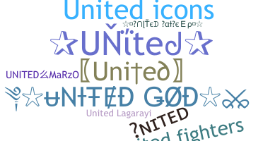 Bijnaam - united