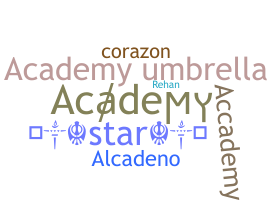 Bijnaam - academy