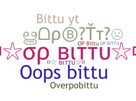 Bijnaam - OPbittu