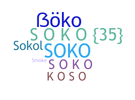 Bijnaam - Soko