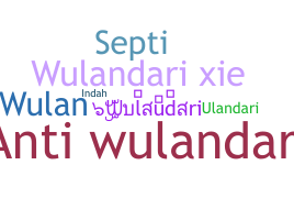 Bijnaam - Wulandari