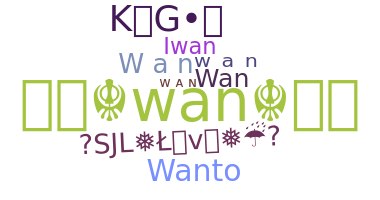 Bijnaam - wan