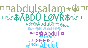 Bijnaam - Abdul