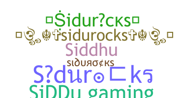 Bijnaam - Sidurocks