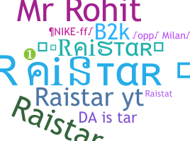 Bijnaam - Raistar2