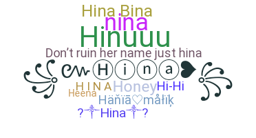 Bijnaam - Hina