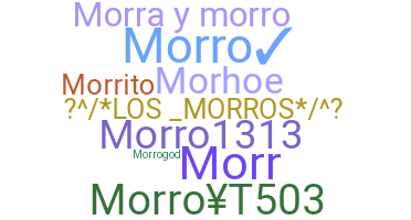 Bijnaam - Morro