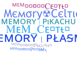 Bijnaam - MemoryClan