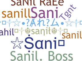 Bijnaam - Sanil