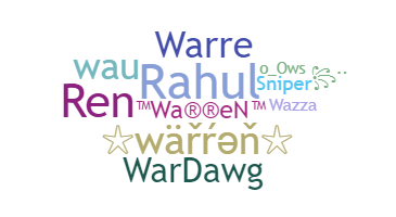 Bijnaam - Warren