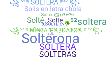 Bijnaam - Soltera