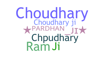 Bijnaam - Choudharyji