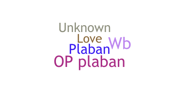 Bijnaam - PLABAN