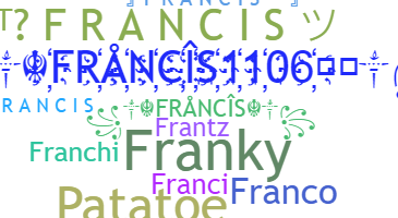 Bijnaam - Francis