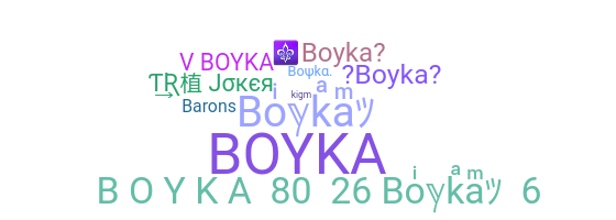 Bijnaam - boyka