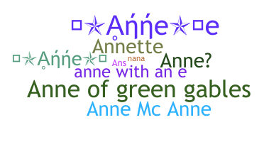 Bijnaam - Anne