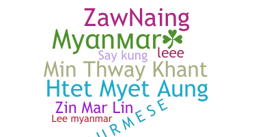 Bijnaam - Myanmar