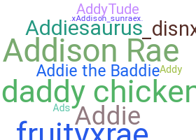 Bijnaam - Addison