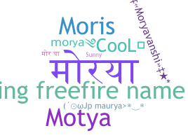 Bijnaam - Morya