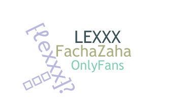 Bijnaam - lexxx