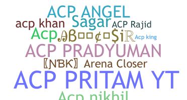 Bijnaam - ACP