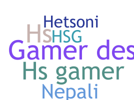 Bijnaam - HsGAMER