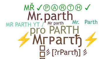 Bijnaam - MrParth