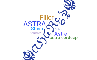 Bijnaam - Astra