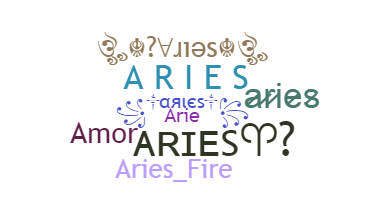 Bijnaam - Aries