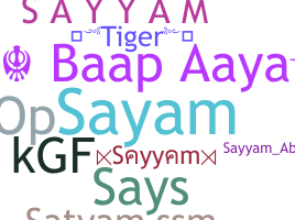 Bijnaam - Sayyam