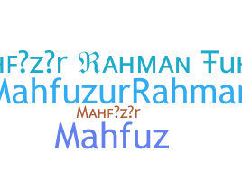 Bijnaam - Mahfuzur