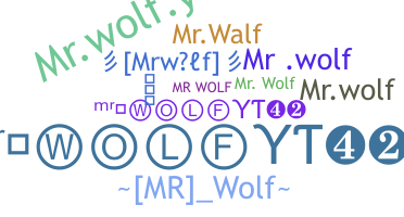 Bijnaam - Mrwolf