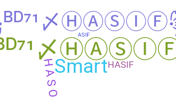 Bijnaam - Hasif