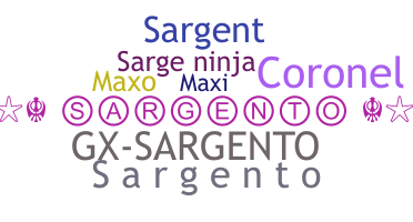 Bijnaam - Sargento