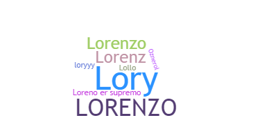 Bijnaam - lorenzo