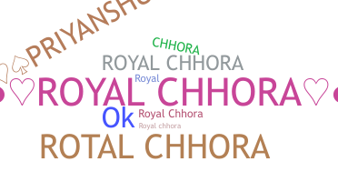 Bijnaam - Royalchhora