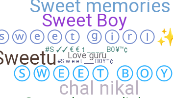 Bijnaam - Sweetboy