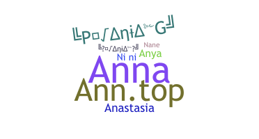 Bijnaam - Ania