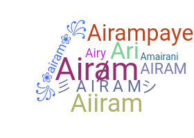 Bijnaam - Airam