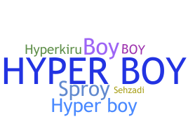 Bijnaam - Hyperboy