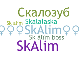Bijnaam - Skalim