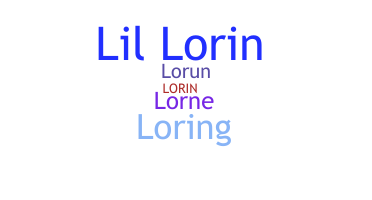 Bijnaam - Lorin