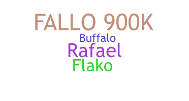 Bijnaam - Fallo
