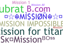 Bijnaam - Mission