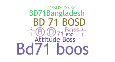 Bijnaam - BD71BosS
